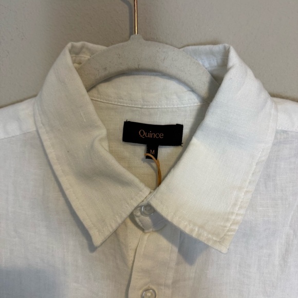 Quince 100% European Linen Short Sleeve Shirt - Picture 4 of 8